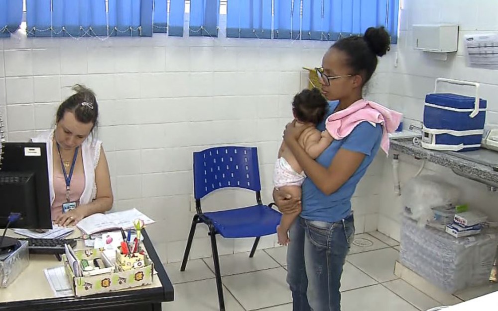 Procura pela vacina contra o sarampo é considerada baixa em Franca (Foto: Sérgio Oliveira/EPTV/Reprodução)