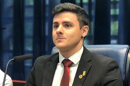 O delegado e deputado estadual Bruno Lima estará em Franca (Foto: Reprodução)