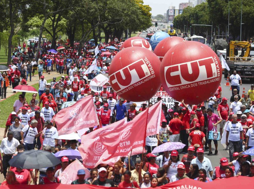 Em 2019, CUT arrecadou só R$ 424 mil com contribuição sindical, queda de 88% em relação a 2018 (Foto: Reprodução)