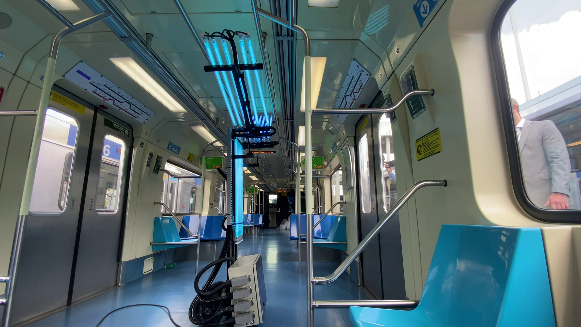 Tecnologia está sendo usada pela Secretaria dos Transportes Metropolitanos nos trens do metrô (Foto: Reprodução)