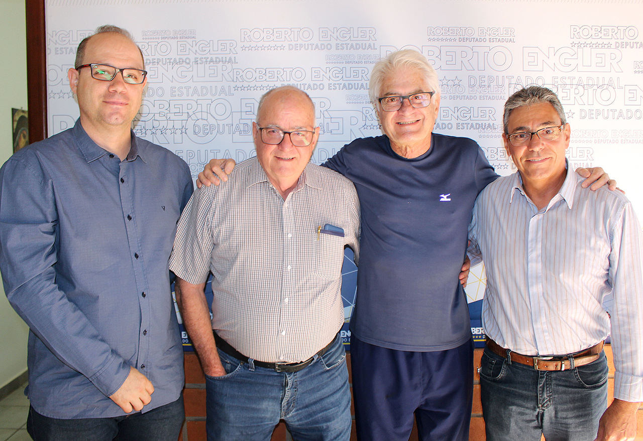 Marcelo Reis, José Cândido Chimionato, Roberto Engler e Tony Graciano (Foto: Reprodução)