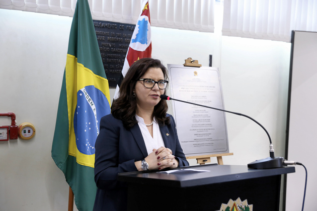 A diretora do Fórum Trabalhista de Franca e juíza titular da 2ª Vara do Trabalho, Eliana dos Santos Alves Nogueira (Foto: Reprodução)