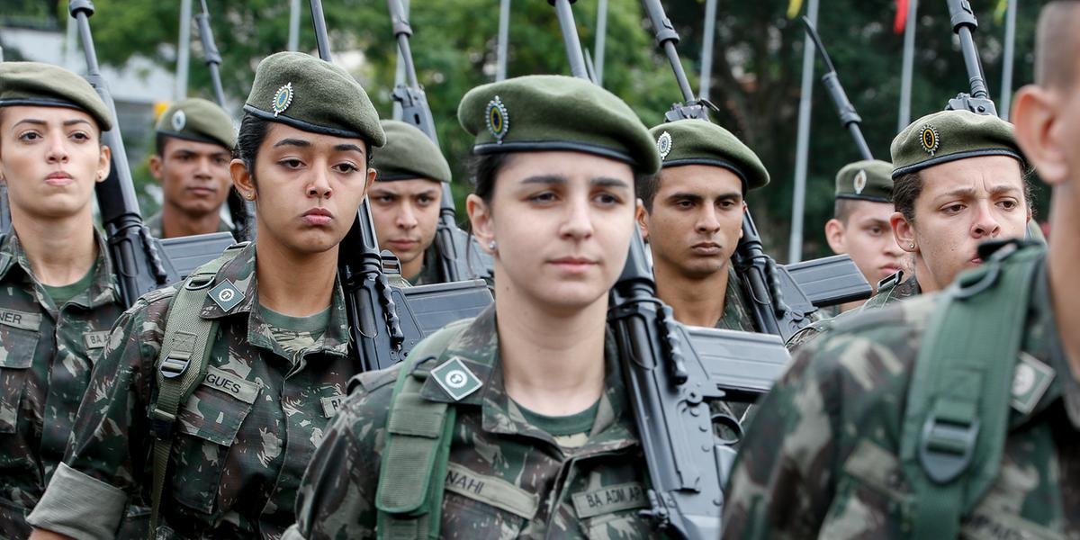 ALISTAMENTO ON-LINE - COMISSÃO DE SELEÇÃO - SERVIR - DISPENSADO: Mulheres  no Exército