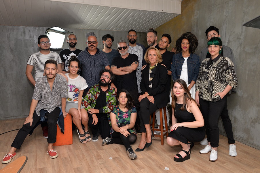 Coaches e alunos do Senai Brasil Fashion