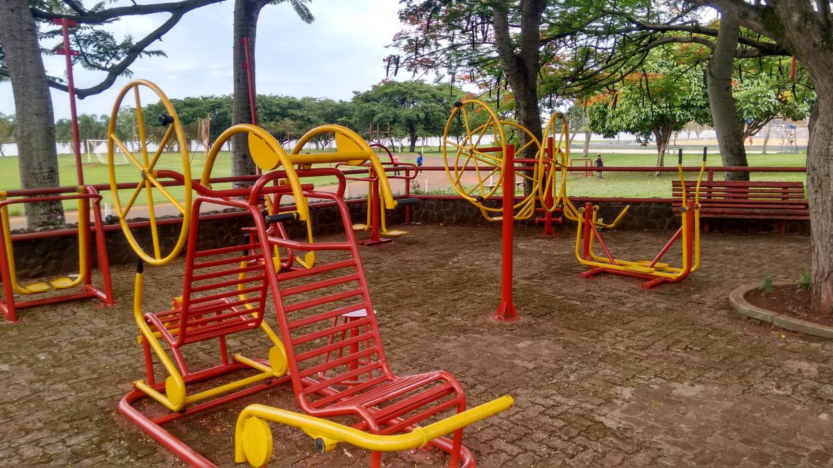 Academias ao Ar Livre visam incentivar a prática esportiva na cidade (Foto: Reprodução)
