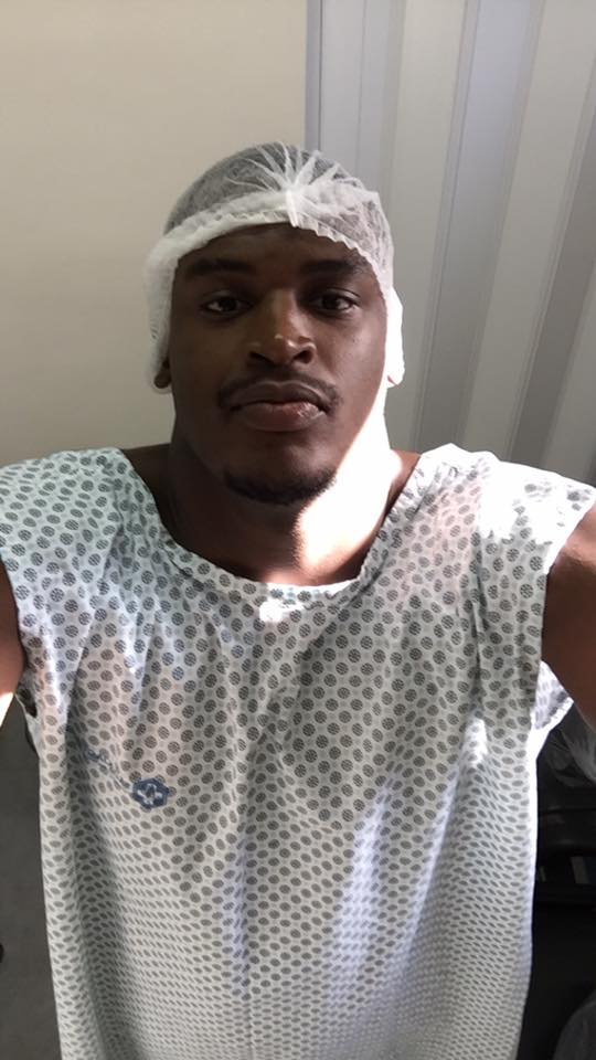 Mathias foi operado hoje, dia 19 de abril (Foto: Reprodução)