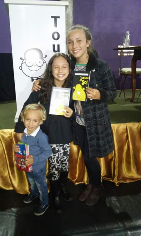 Piêtra e Maitê sempre foram fãs de leitura e de Ziraldo (Foto: Reprodução)