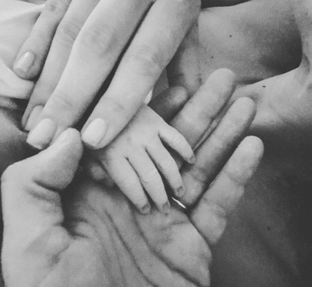 Primeiro registro da família feito por Andreoli (Foto: Reprodução Instagram)