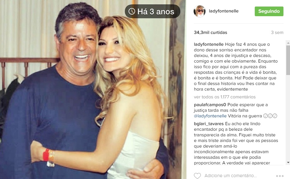 Atriz fez postagem em seu Instagram (Foto: Reprodução)