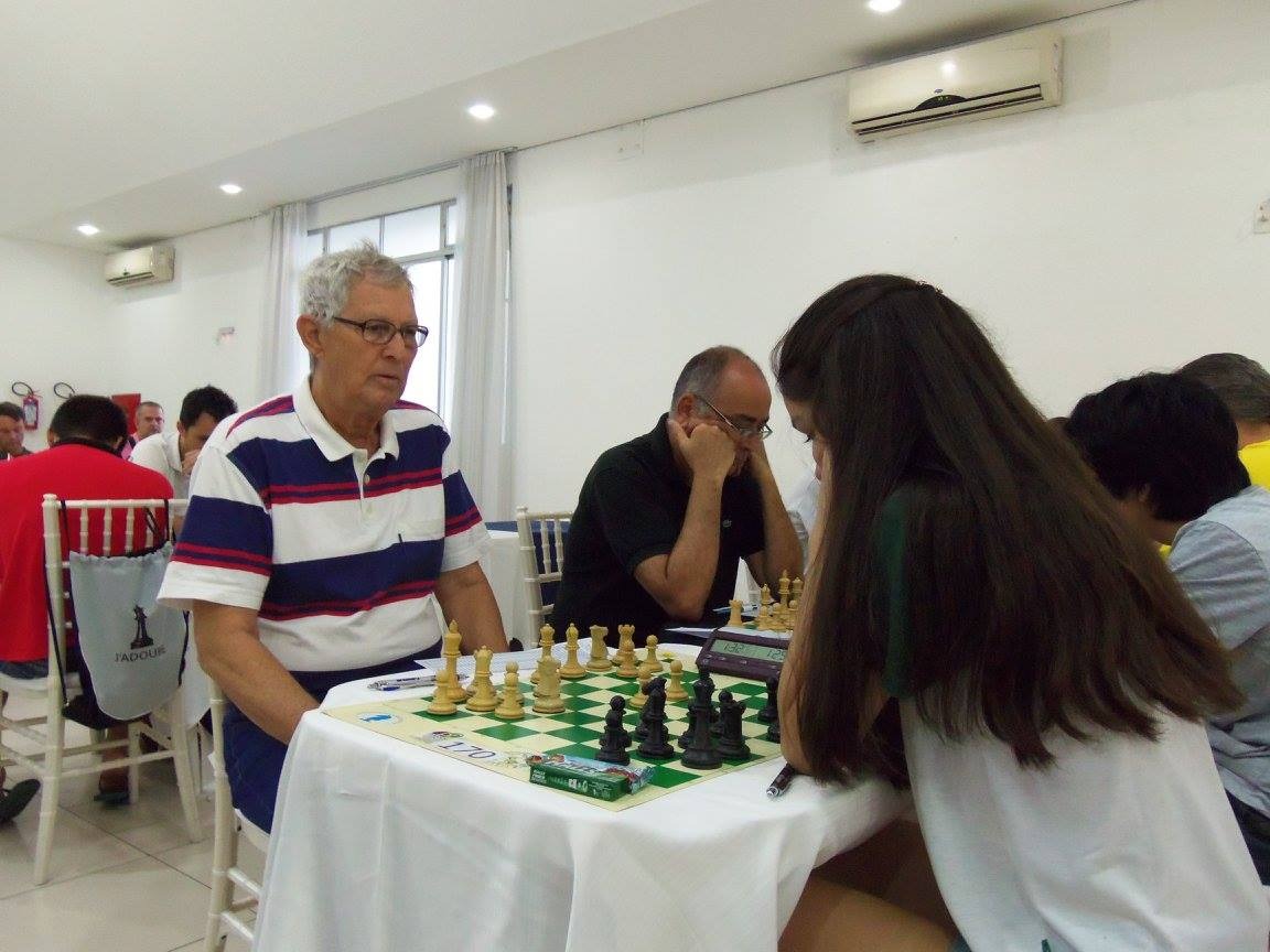 Hermes Silva, 18º lugar Sênior do Floripa Chess Open 2017 (Foto: Reprodução)