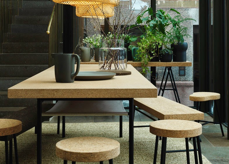 Além de belos e resistentes, os móveis feitos de cortiça promovem a sustentabilidade