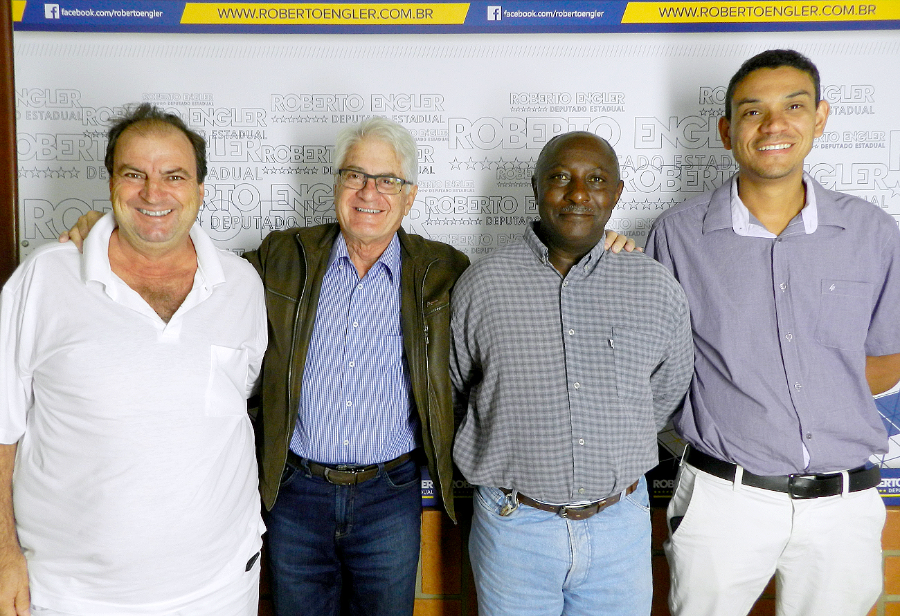 Jamilton Pelizaro, Roberto Engler, Pelezinho e Elson Gomes (Foto: Divulgação)