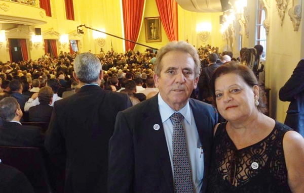 Prefeito Abrão e a primeira-dama Ana Maria (Foto Circuito Regional)