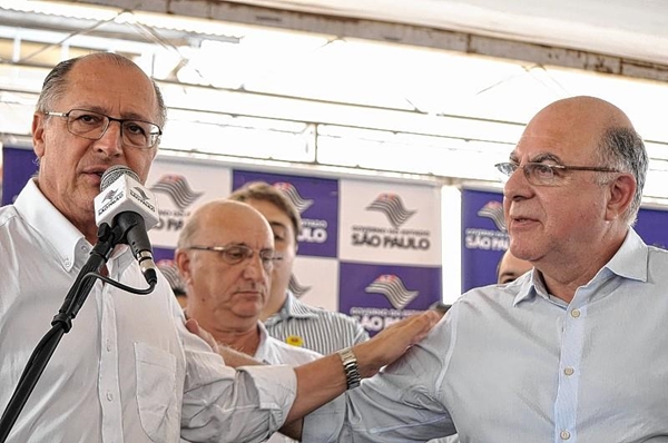Governador Alckmin e secretário Arnaldo Jardim (Arquivo JF)