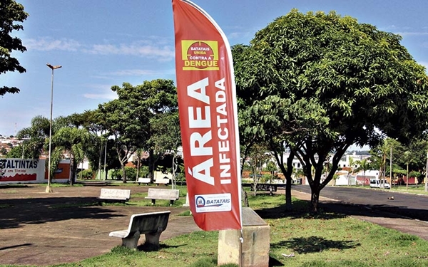 Bandeiras alertam para regiões com risco das doenças (Foto Divulgação)