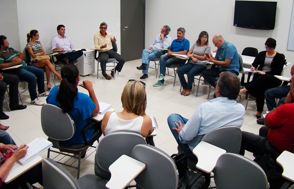 Integrantes da Câmara Técnica do Comam, hoje de manhã (Foto JF)