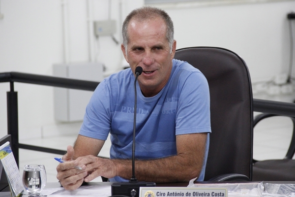 Ciro Antônio de Oliveira Costa (PMN), da Câmara de Vereadores de Cássia - MG (Foto Hérick Rodrigues)
