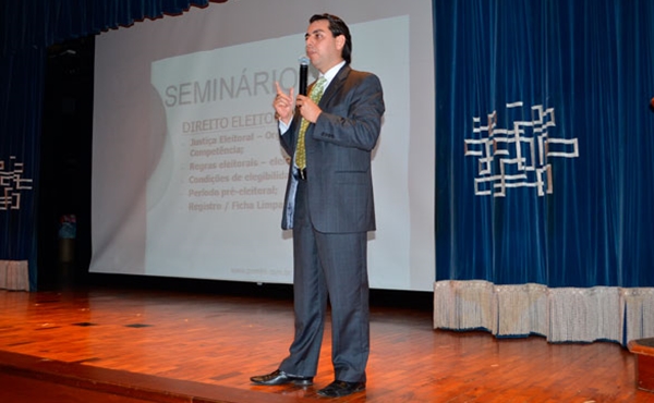 Dr. Anderson Pomini, advogado especialista em Direito Eleitoral, falará a prefeitos, vices, vereadores e presidentes de partidos (Foto HR Multimídia)