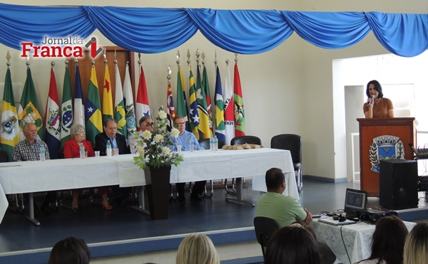Presidente do Fussol, Maísa Riquiéri Coelho de Almeida, presidiu a solenidade
