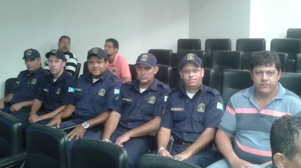 Guardas Civis Municipais de Pedregulho no evento da Defesa Civil