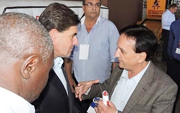 Deputado Nogueirinha e o prefeito Miguel Marques, de Cristais