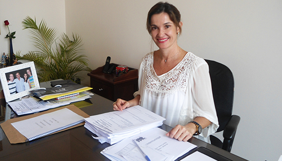 Prefeita de Orlândia, Flávia Gomes: resolvendo falta de vagas em creches (Foto HR Multimídia)