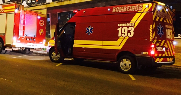 Operário foi socorrido pela Unidade de Resgate (Foto Reprodução)