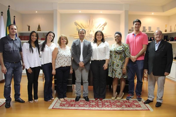 Eleitas recebidas no Gabinete do Prefeito Bruno Scalon (Foto Divulgação)