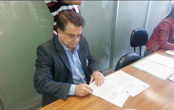 Prefeito de Jeriquara, Sebastião Henrique Dal Piccolo, o Tião