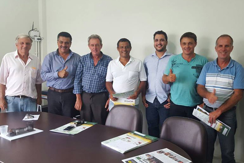 O deputado foi recepcionado por vereadores (Foto Circuito Regional)