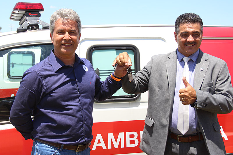 O prefeito Zé Fernando (PSDB) e o deputado Emidinho Madeira (PTdoB)