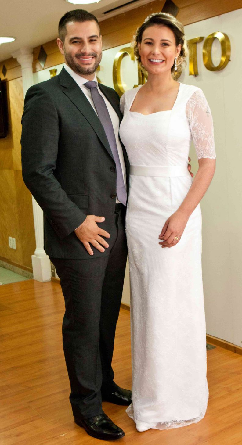 Casal selou união no início desta semana em cerimônia discreta (Foto: Cláudio Cauduro)