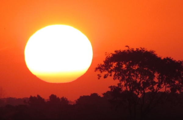 Por do sol esta semana em Cristais, em imagem do fotógrafo Márcio Dib