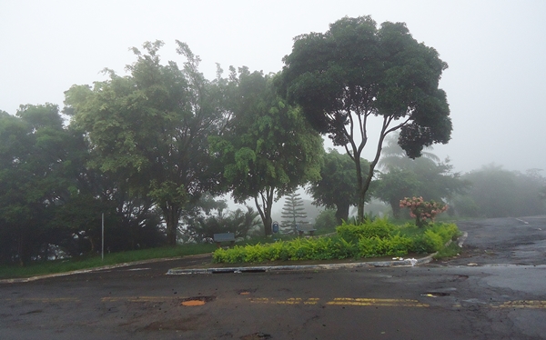 Dia amanheceu com muita neblina, inclusive em Pedregulho (Foto Circuito Regional)