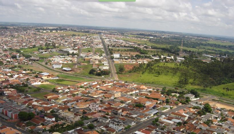 Vista aérea da zona norte de Franca (foto Maraujo)
