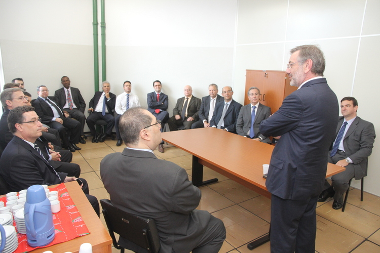 Procurador-Geral de Justiça Márcio Fernando Elias Rosa em recente reunião com os Promotores de Franca (Foto Arquivo JF)