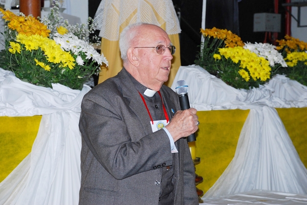 Dom Diógenes da Silva Mathes, primeiro Bispo e atual Bispo Emérito da Diocese de Franca (Foto Arquivo)