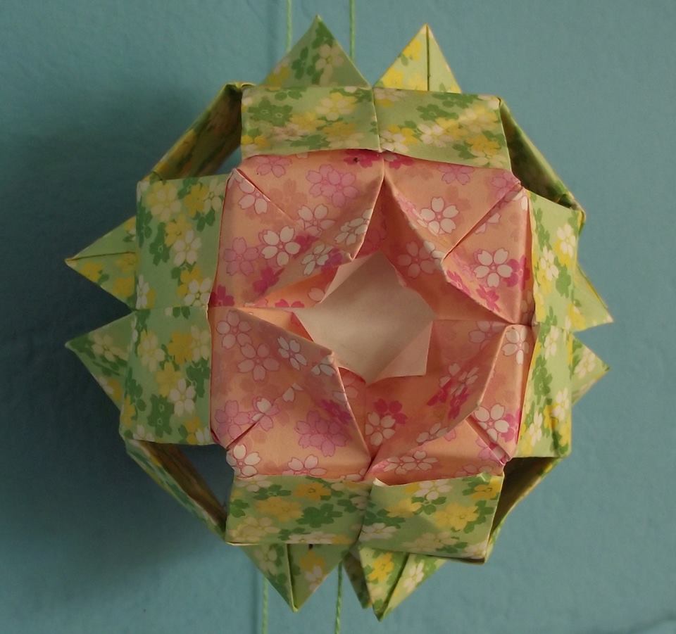 Esse é o kusudama (Foto: Reprodução)