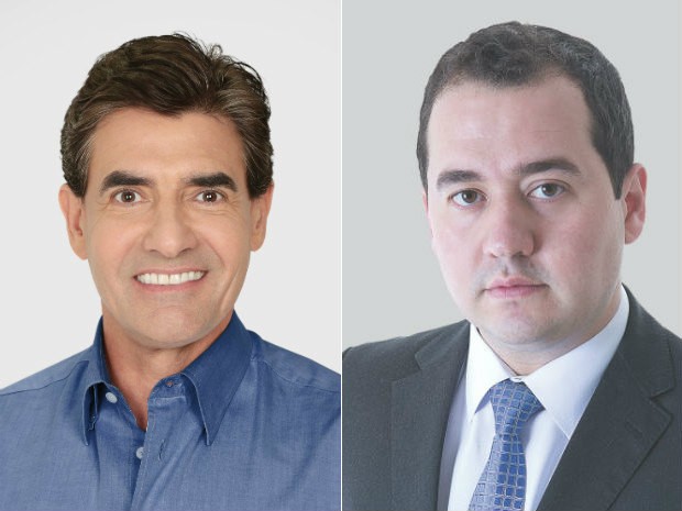 A disputa pela prefeitura de Ribeirão Preto entre Duarte Nogueira e Ricardo Silva está acirrada (Foto: G1)