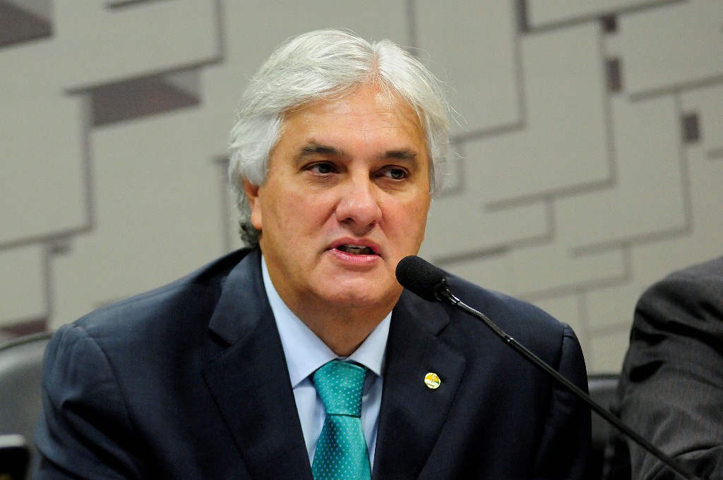 Senador Delcídio Amaral, líder do governo, foi preso pela Polícia Federal (Crédito: site oficial do senador Delcídio Amaral)