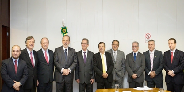 Líderes calçadistas reunidos em Brasília (Foto Abicalçados)
