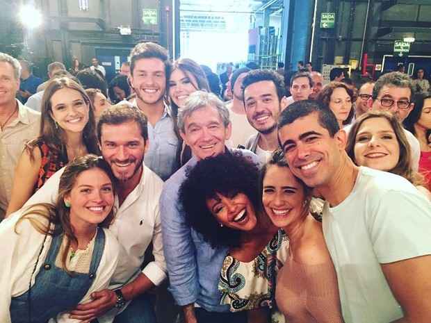 Empolgação tomou conta dos globais (Foto: Reprodução Instagram)
