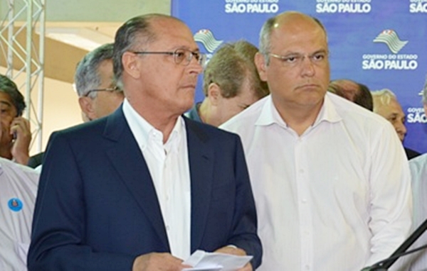 Governador Alckmin e o prefeito Alexandre Ferreira (Foto Circuito Regional)
