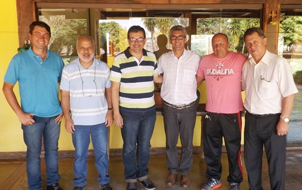 Grupo do PSB, no dia da filiação do Pastor, em 2015