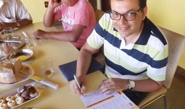 Pastor Palamoni, no dia em que assinou filiação ao PSB