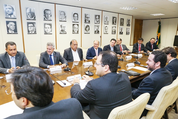 Antes de cumprir agenda em Franca, hoje, Governador Alckmin esteve em Brasília, ontem (Foto Paulo Negreiros)