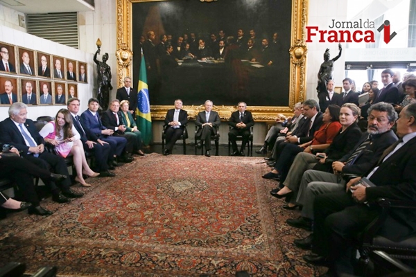 Reunião do Presidente do STF com os líderes no Senado