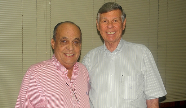 Sidnei e o deputado Gasparini, tucanos, enrolados com TCE (Foto Arquivo)