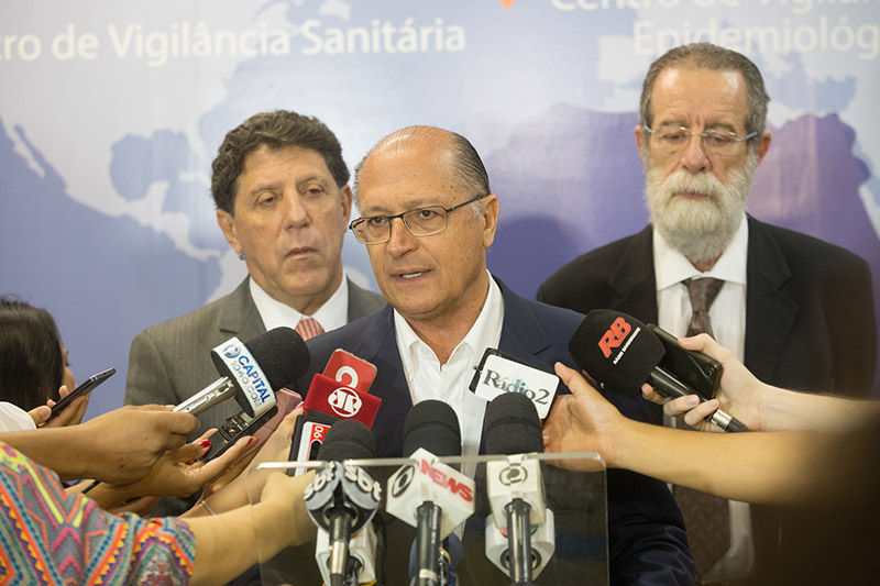O governador Geraldo Alckmin anunciou o início dos testes (Foto JF)