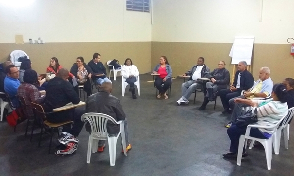 Reunião da diretoria do Sinsaúde de Franca e Região